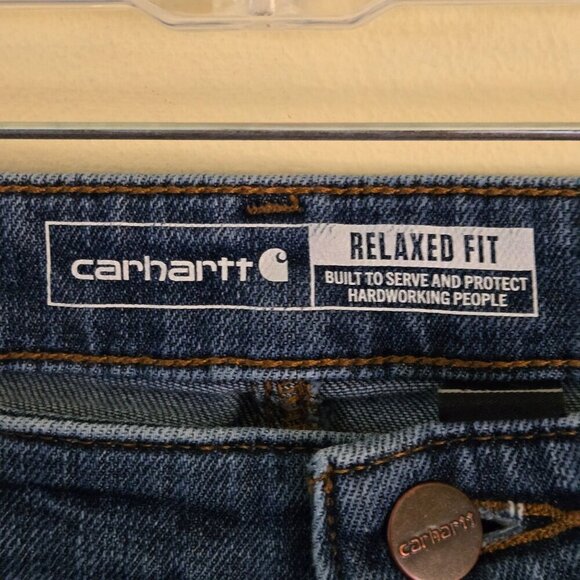 Carhartt Relaxed Fit Work Jeans Size 12R - Picture 6 of 8